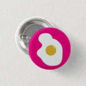 Fried EGG companion badge Ronde Button 3,2 Cm (Voorkant /achterkant)