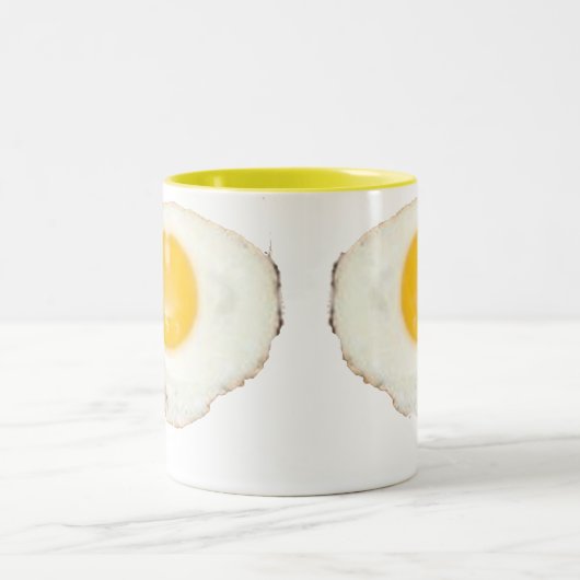 Fried Egg Cup Tweekleurige Koffiemok (Center)