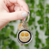 Fried Egg Face Sleutelhanger (Hand)