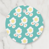 Fried Egg First Birthday Bedankt dat je Labels gee (Achterkant)