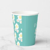 Fried Egg First Birthday Dank je Papieren Bekers (Rechts)