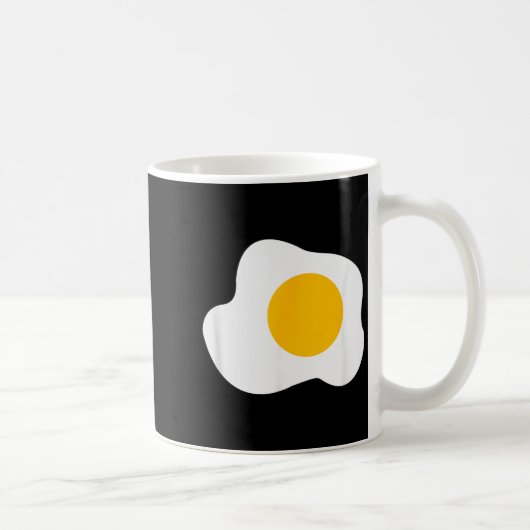 Fried Egg Graphic Funny Breakfast Eggs Lover Koffiemok (Rechts)