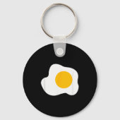 Fried Egg Graphic Funny Breakfast Eggs Lover Sleutelhanger (Voorkant)