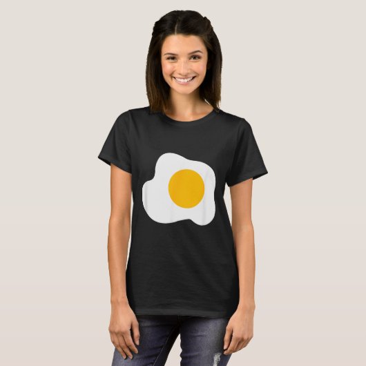 Fried Egg Graphic Funny Breakfast Eggs Lover  T-shirt (Voorkant volledig)
