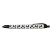 Fried Egg Pattern Breakfast Lovers Daisy Flower Zwarte Inkt Pen (Bovenkant)