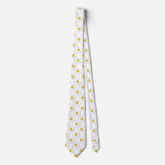 Fried Egg Polka Dot Pattern Stropdas (Voorkant)