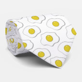 Fried Egg Polka Dot Pattern Stropdas (Opgerold)