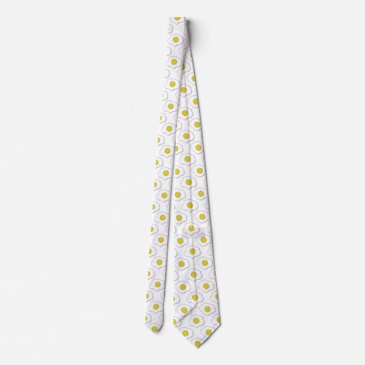 Fried Egg Polka Dot Pattern Stropdas (Achterkant)