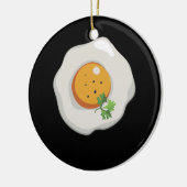 Fried Egg Sunny Side Up Breakfast Food Keramisch Ornament (Links)