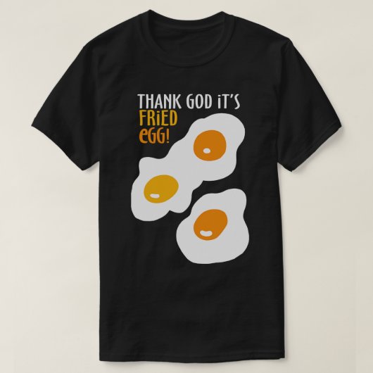 Fried Egg T-shirt (Design voorkant)