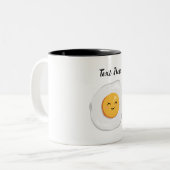 Fried Egg Tweekleurige Koffiemok (Voorkant links)