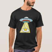 Fried Egg ufo Abduction Egg T-shirt (Voorkant)