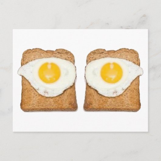Fried Eggs Briefkaart (Voorkant)