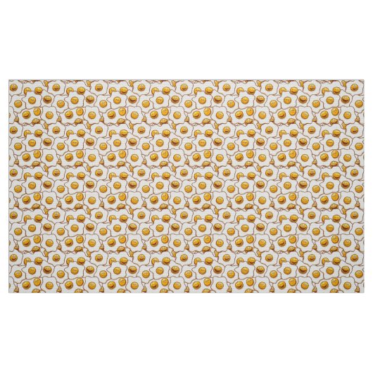 Fried Eggs Fabric Stof (Fat Quarter)