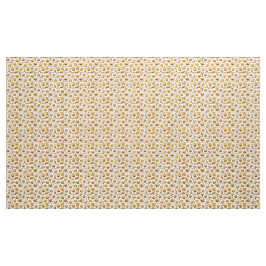 Fried Eggs Fabric Stof (Yard (91,4 cm))