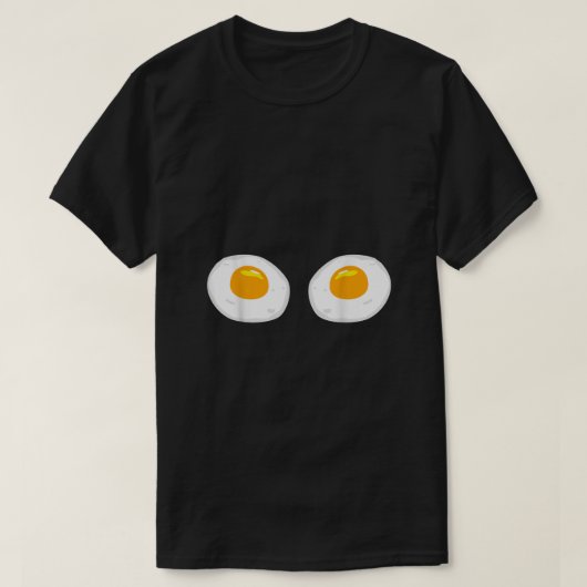 Fried Eggs Funny Bikini Costume Sunny Side Up Egg T-shirt (Design voorkant)