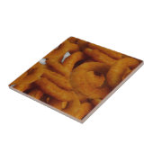 Fried Golden Onion Rings Fotografie Tegeltje (Zijkant)