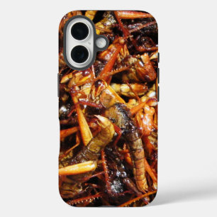 Fried Grasshopper (Takkataen Thot) Asian Food iPhone 16 Hoesje