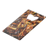 Fried Grasshopper (Takkataen Thot) Asian Food Creditkaart Flessenopener (Voorkant Gekanteld)