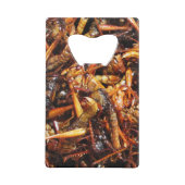 Fried Grasshopper (Takkataen Thot) Asian Food Creditkaart Flessenopener (Achterkant)