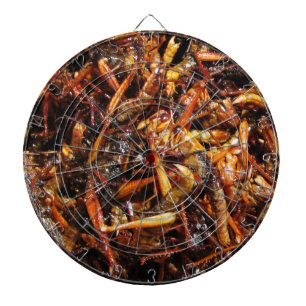 Fried Grasshopper (Takkataen Thot) Asian Food Dartbord