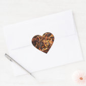 Fried Grasshopper (Takkataen Thot) Asian Food Hart Sticker (Envelop)