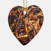 Fried Grasshopper (Takkataen Thot) Asian Food Keramisch Ornament (Links)