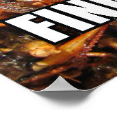 Fried Grasshopper (Takkataen Thot) Asian Food Poster (Hoek)