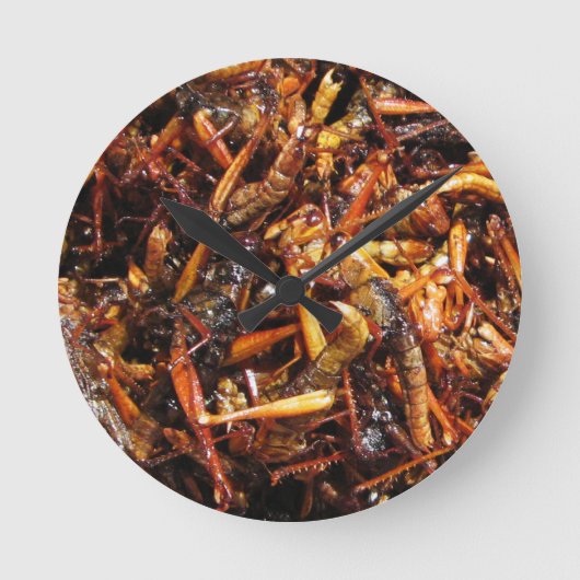 Fried Grasshopper (Takkataen Thot) Asian Food Ronde Klok (Voorkant)