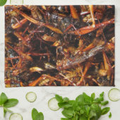 Fried Grasshopper (Takkataen Thot) Asian Food Theedoek (Gevouwen)