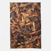 Fried Grasshopper (Takkataen Thot) Asian Food Theedoek (Verticaal)