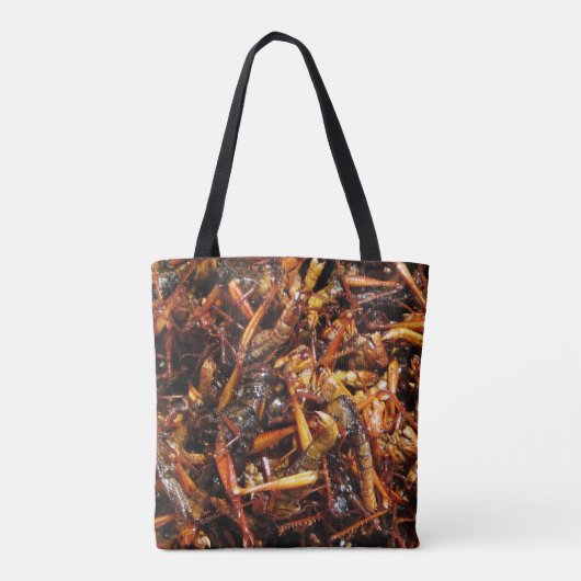 Fried Grasshopper (Takkataen Thot) Asian Food Tote Bag (Achterkant)