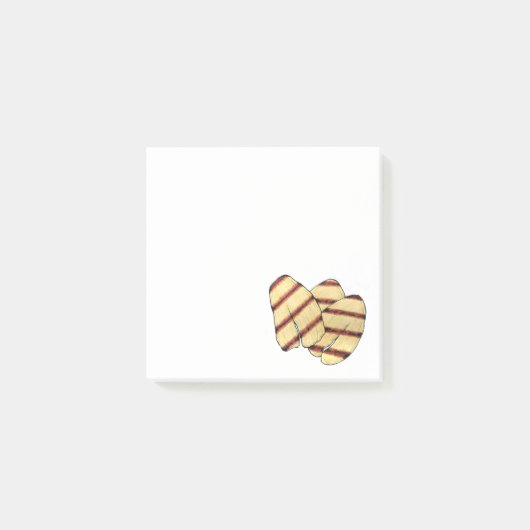 Fried Halloumi Grilling Cheese Vegetarian Chef Post-it® Notes (Voorkant)