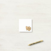 Fried Halloumi Grilling Cheese Vegetarian Chef Post-it® Notes (Op bureau)