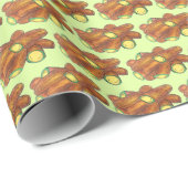 Fried Jalapeño Poppers Green Hot Jalapeno Pepper Cadeaupapier (Rol Hoek)