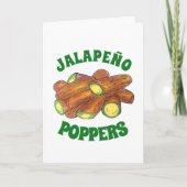 Fried Jalapeño Poppers Green Hot Jalapeno Pepper Kaart (Voorkant)