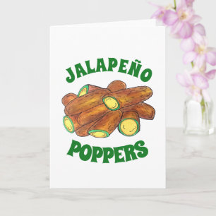 Fried Jalapeño Poppers Green Hot Jalapeno Pepper Kaart