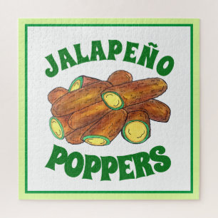 Fried Jalapeño Poppers Green Hot Jalapeno Pepper Legpuzzel