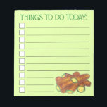 Fried Jalapeño Poppers Green Hot Jalapeno Pepper Notitieblok<br><div class="desc">Het ontwerp is voorzien van een originele markeerafbeelding van een stapel frituurde jalapeño cheddar-kaaspoppers, een klassieke bar en een pub-snack. Dit ontwerp is ook beschikbaar op andere producten. Er zijn ook veel extra illustraties met de thema's voeding beschikbaar in deze winkel. Zie je niet wat je zoekt? Hulp nodig bij...</div>