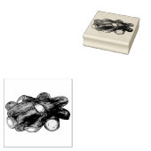 Fried Jalapeño Poppers Green Hot Jalapeno Pepper Rubberstempel (Gestempeld)