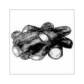 Fried Jalapeño Poppers Green Hot Jalapeno Pepper Rubberstempel (Afrduk)