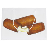 Fried Mozzarella Cheese Sticks Junk Food Foodie Large Cadeautasje (Voorkant)