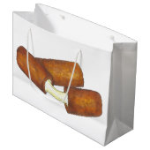 Fried Mozzarella Cheese Sticks Junk Food Foodie Large Cadeautasje (Voorkant Gekanteld)