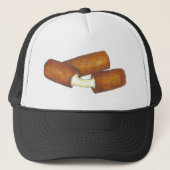 Fried Mozzarella Sticks Cheese Junk Food Foodie Trucker Pet (Voorkant)