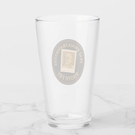Fried Pint Glass Glas (Achterkant)