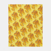 Fried Plantains Cooking Bananas Caribbean Fleece Deken (Voorkant)