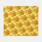 Fried Plantains Cooking Bananas Caribbean Fleece Deken (Voorkant (Horizontaal))