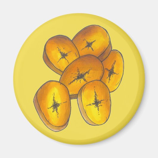 Fried Plantains Cooking Bananas Caribbean Magneet (Voorkant)