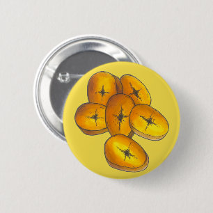 Fried Plantains Cooking Bananas Caribbean Ronde Button 5,7 Cm