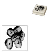 Fried Plantains Cooking Bananas Caribbean Rubberstempel (Gestempeld)